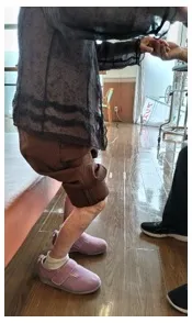 軽介助で、立ち上がりが可能。