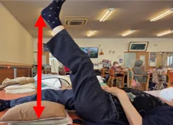 驚きの変化：足の挙上がスッと可能に