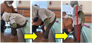 正しい立ち上がり動作の学習